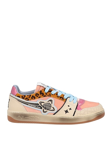 ENTERPRISE JAPAN Sneakers Antique rose Calfskin, Textile fibres