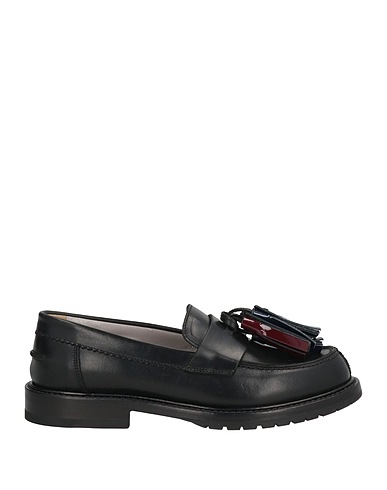 POLLINI Loafers Black Leather