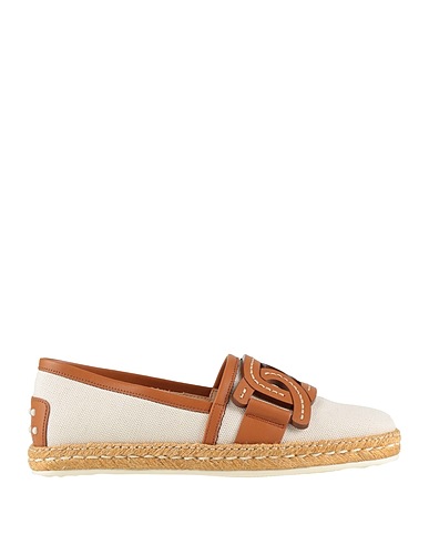 TOD'S Espadrilles Lederfarben Leder, Gewebefasern