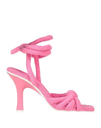 LE SILLA Sandali Rosa Fibre tessili