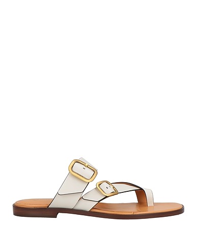 TOD'S Flip flops BIANCO Leather