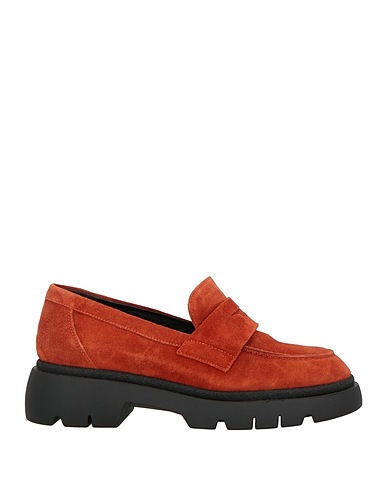 MELLUSO Loafers Rust Leather