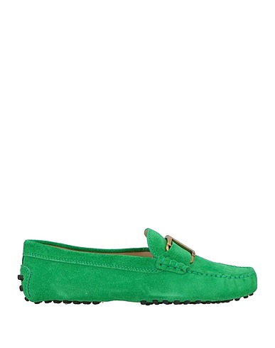 TOD'S Loafers Emerald green Leather