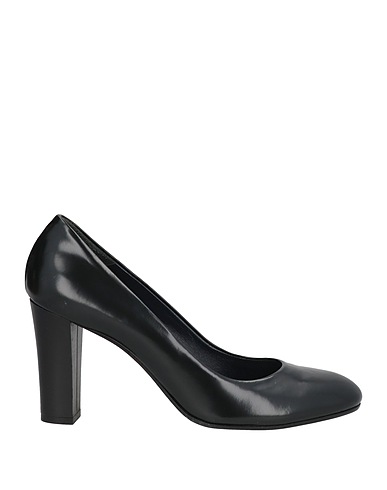 ANGELO BERVICATO® Court Black Leather