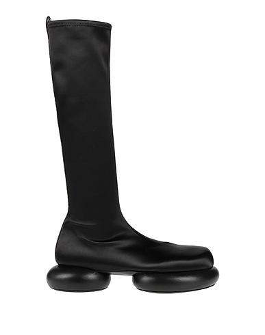 JIL SANDER Boots Black Textile fibres, Leather