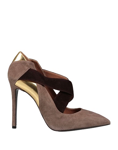 POLLINI Pump Taupe Leather