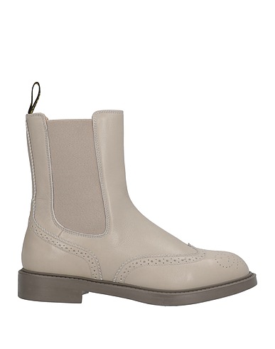 DOUCAL'S Ankle boot Light grey Leather