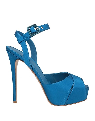 LE SILLA Sandalen Blau Gewebefasern
