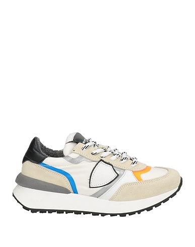 PHILIPPE MODEL Sneakers Beige 57% Calfskin, 25% Polyester, 18% Polyamide
