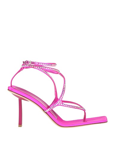LE SILLA Flip flops Fuchsia Textile fibres