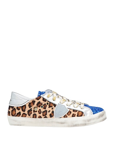 PHILIPPE MODEL Sneakers JUNIOR Bleu 95% Cuir de veau, 4% Polyuréthane thermoplastique, 1% Polyéthylène