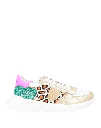 PHILIPPE MODEL Sneakers JUNIOR Platinum Leather, Textile fibres