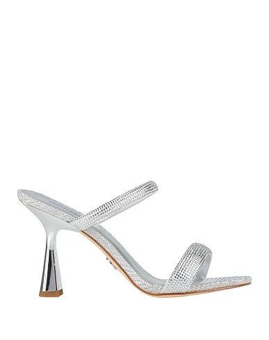 MICHAEL MICHAEL KORS Sandals Silver Textile fibres