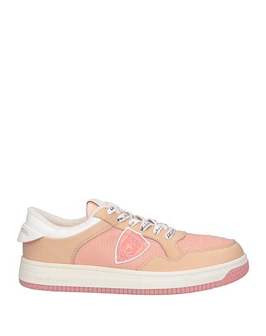 PHILIPPE MODEL Sneakers Pink Leather, Textile fibers