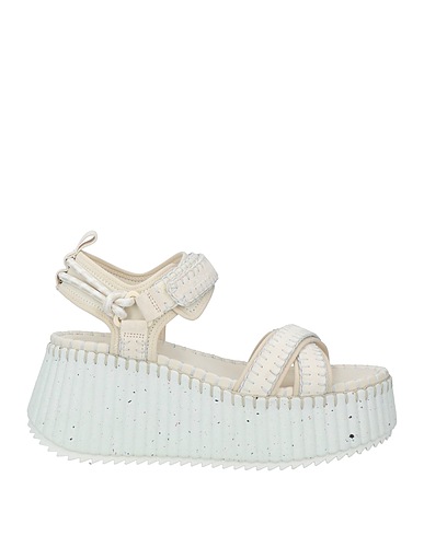 CHLOÉ Sandals Off white Leather