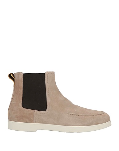 MOORER Ankle boot Light grey Leather