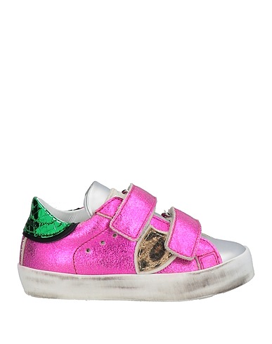 PHILIPPE MODEL Sneakers JUNIOR Malve 95% Kalbsleder, 4% Thermoplastisches Polyurethan, 1% Polyethylen