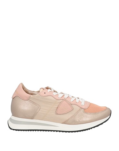 PHILIPPE MODEL Sneakers Pink Leather, Textile fibres