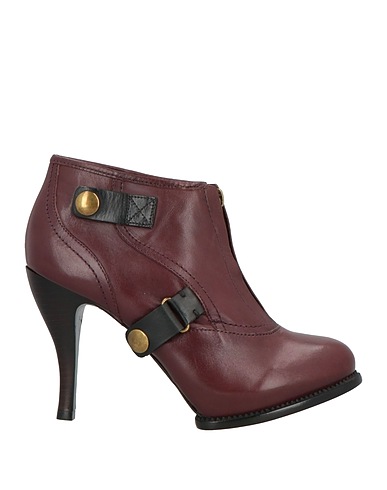McQ Alexander McQueen Ankle boot Burgundy Leather