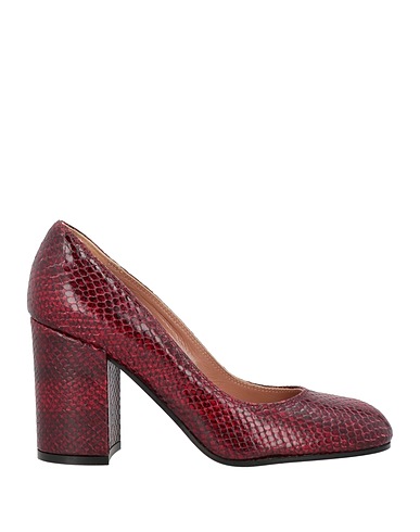 POLLINI Court Burgundy Leather