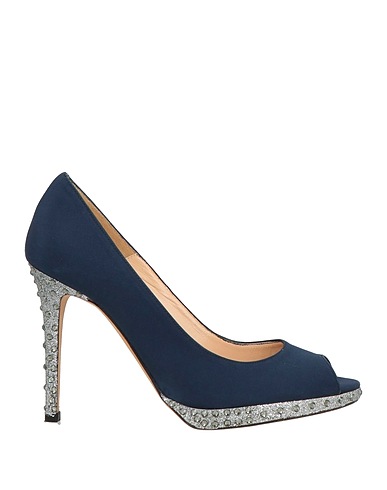 DANIELE ANCARANI Décolleté Blu navy Fibre tessili