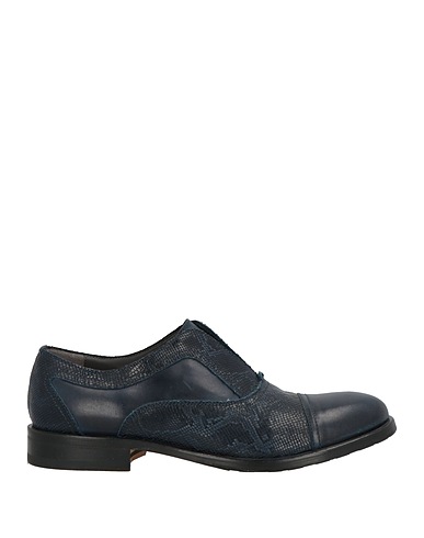POLLINI Loafers Midnight blue Leather