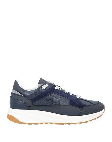 MOORER Sneakers Navy Leather