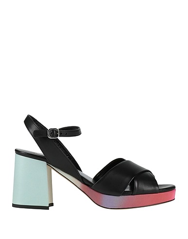 PAUL SMITH Sandals Black Leather