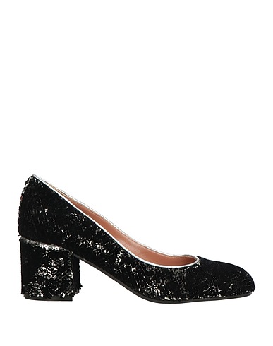 POLLINI Court Black Textile fibres, Leather