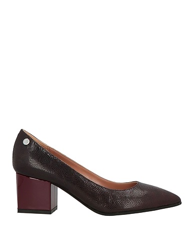 POLLINI Court Plum Leather