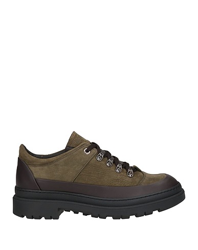MOORER Ankle boot Military green Leather