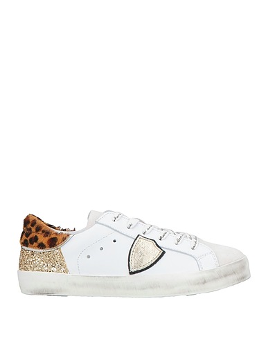 PHILIPPE MODEL Sneakers JUNIOR White Leather, Textile fibers