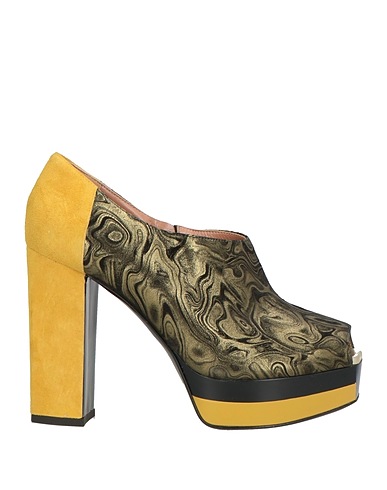POLLINI Ankle boot Dark green Leather