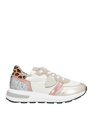 PHILIPPE MODEL Sneakers Bianco 41% Pelle di vitello, 30% Poliestere, 27% Poliammide, 2% Poliuretano