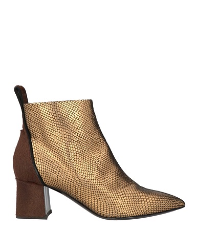 POLLINI Ankle boot Gold Leather
