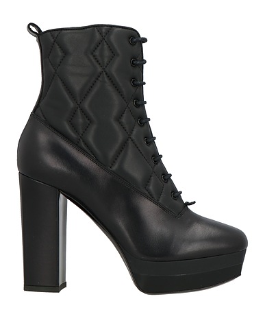 POLLINI Ankle boot Black Leather