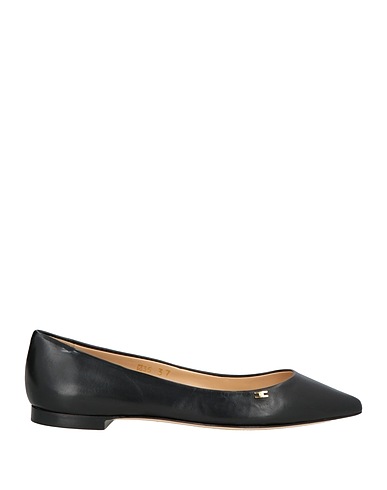 ELISABETTA FRANCHI Ballet flats Black Leather