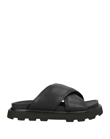 UGG Sandals Black Leather