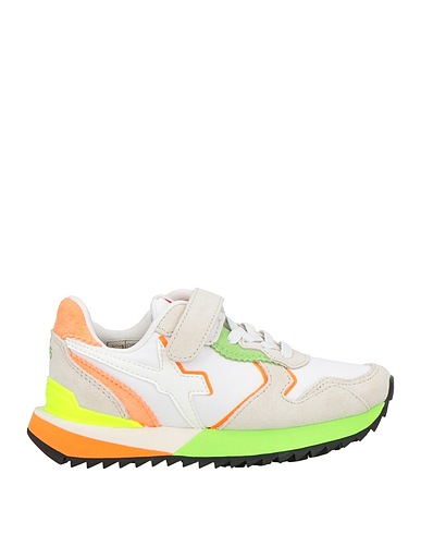 W6YZ Sneakers Off white Leather, Textile fibres