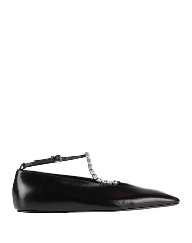 JIL SANDER Ballet flats Black Leather