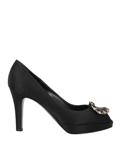 MARTIN CLAY Pump Black Textile fibers