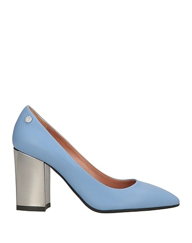 POLLINI Court Light blue Leather
