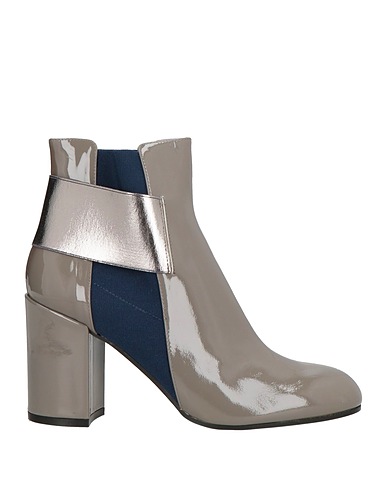 POLLINI Ankle boot Grey Leather