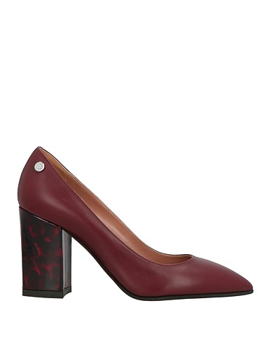 POLLINI Pumps Bordeaux Leder