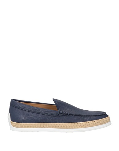 TOD'S モカシン ネイビー 革（なめし加工）