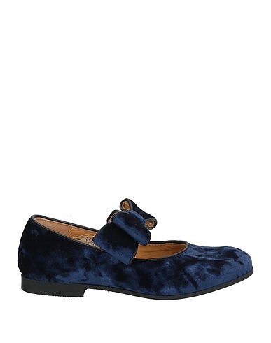GALLUCCI Ballet flats Blue Textile fibres