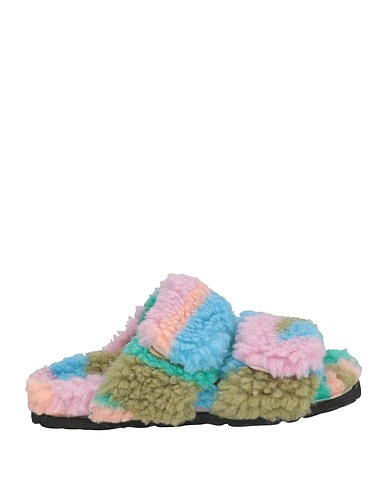 PUCCI Sandali Azzurro Fibre tessili