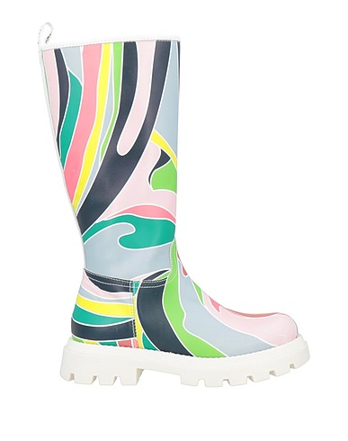 PUCCI Stiefel Grün Leder