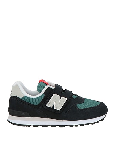 NEW BALANCE Sneakers Grün Leder, Gewebefasern