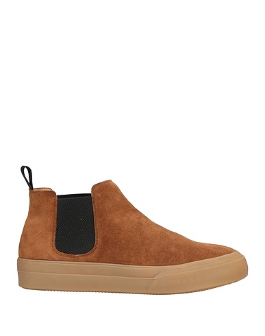 FRAU Stivaletti Cammello Pelle, Fibre elastiche